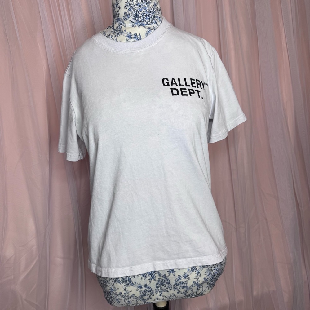 Gallery Dept White T-Shirt Size Small - Picture 2 of 4